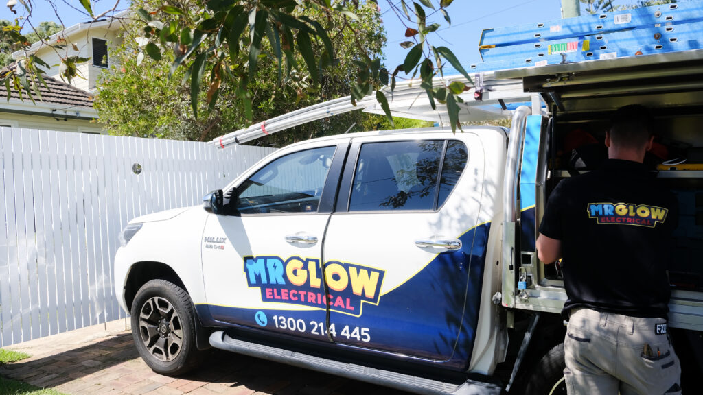 Mr Glow ready anytime to provide electrical service.